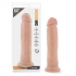 Dr Skin 9.5 Inches Realistic Dildo with Suction Cup - Vanilla Beige