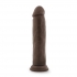 Dr Skin 9.5 Inches Cock in Chocolate Brown