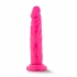 Neo 7.5 inches Dual Density Cock - Neon Pink Dildo