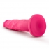 Neo 7.5 inches Dual Density Cock - Neon Pink Dildo