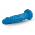 Neo 7.5-Inch Dual Density Dildo in Neon Blue