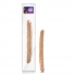 B Yours 14-Inch Double Dildo - Latin Tan