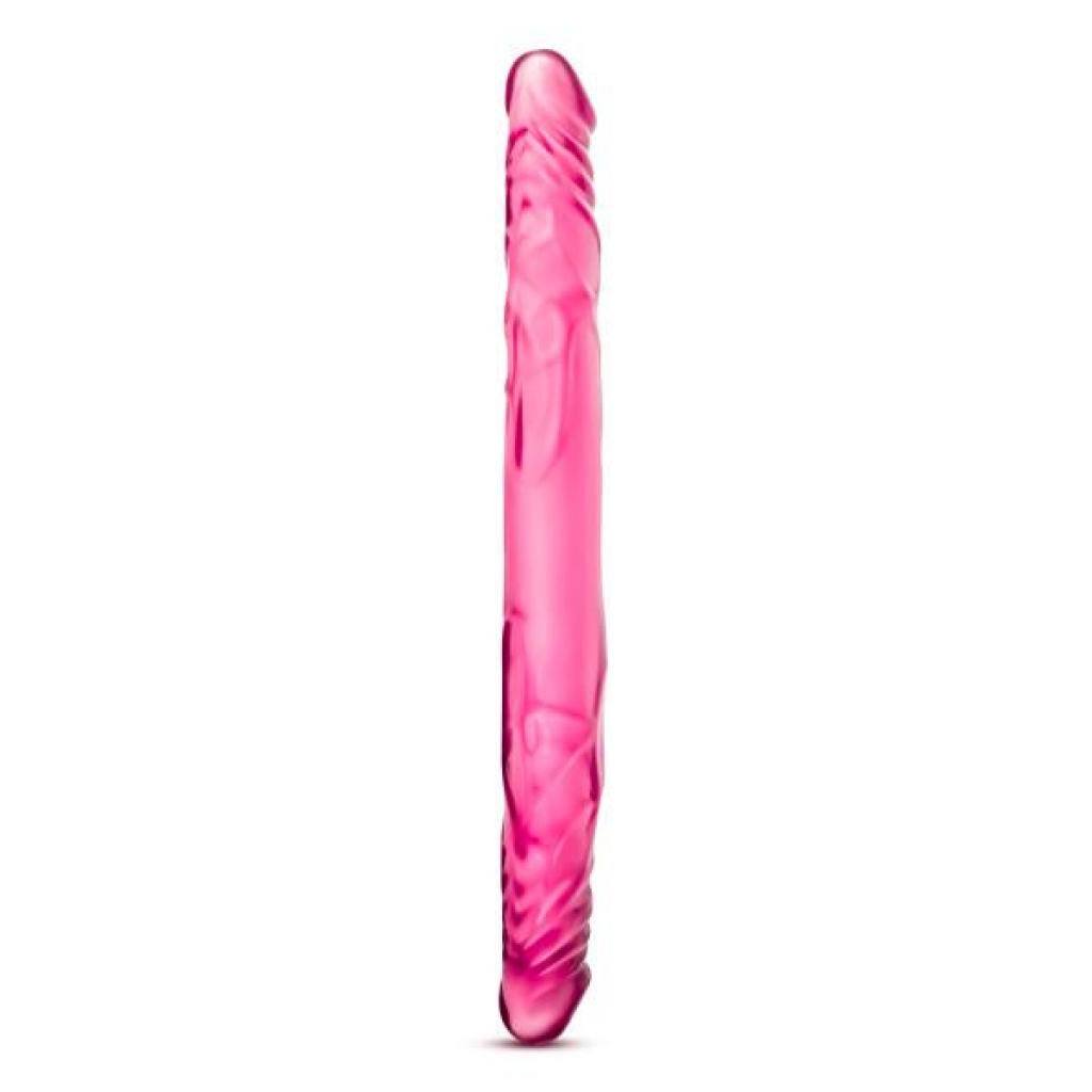 B Yours 14 Inches Double Dildo - Pink