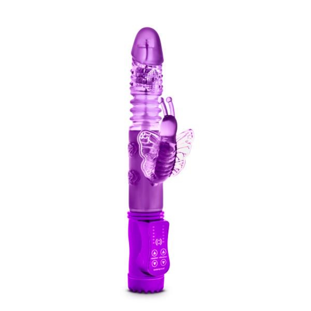 Purple Butterfly Thruster Mini Rabbit Vibrator