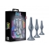 Anal Adventures Matrix Genesis Plug Kit - Stellar Silver