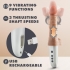 Dr Skin Silicone Dr Hammer 7in Thrusting Dildo W/ Handle - Beige