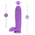 Neo 10 Inch Dual Density Dildo - Neon Purple