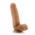 Dr. Skin Glide 7 Inch Self-Lubricating Dildo - Mocha