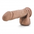 Au Naturel 8 inches Sensa Feel Dildo - Latin Tan