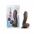 Au Naturel Troy 6-Inch Realistic Dildo in Dark Brown