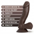 Au Naturel Troy 6-Inch Realistic Dildo in Dark Brown