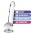 Naturally Yours 8-Inch Diamond Crystalline Dildo