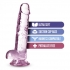 Naturally Yours 7-Inch Rose Crystalline Dildo