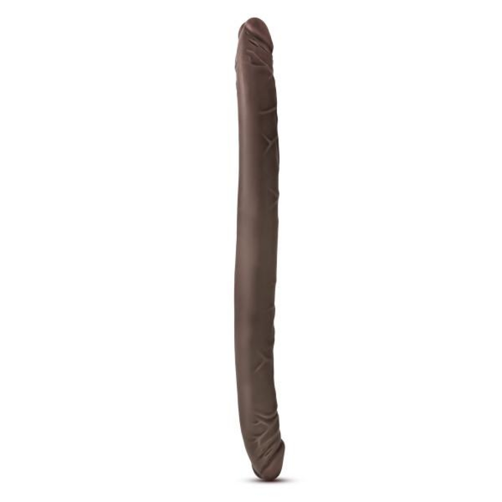 Dr. Skin 16 Inches Double Dildo - Chocolate Brown