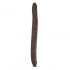 Dr. Skin 16 Inches Double Dildo - Chocolate Brown