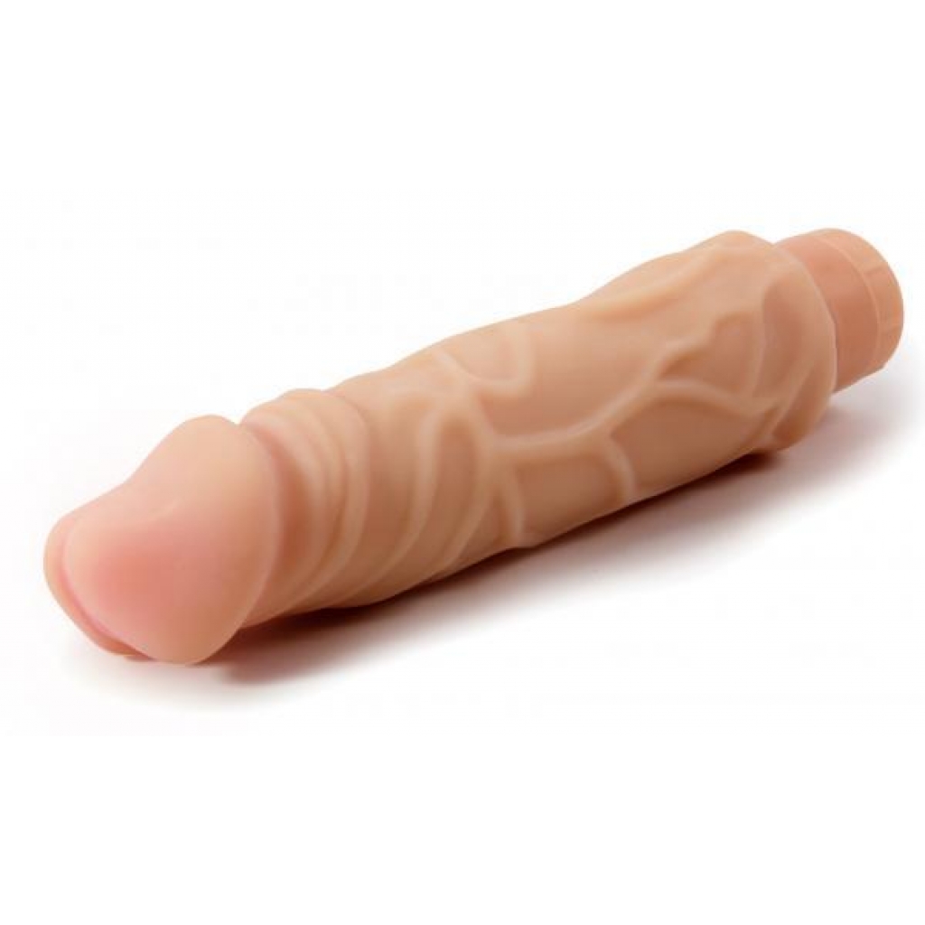 X5 Hard On Vibe 9 Inches Waterproof Dildo - Beige