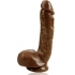 X5 Hard On Realistic Dildo in Brown