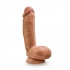 Dr. Skin Glide Self-Lubricating Dildo - Mocha Tan