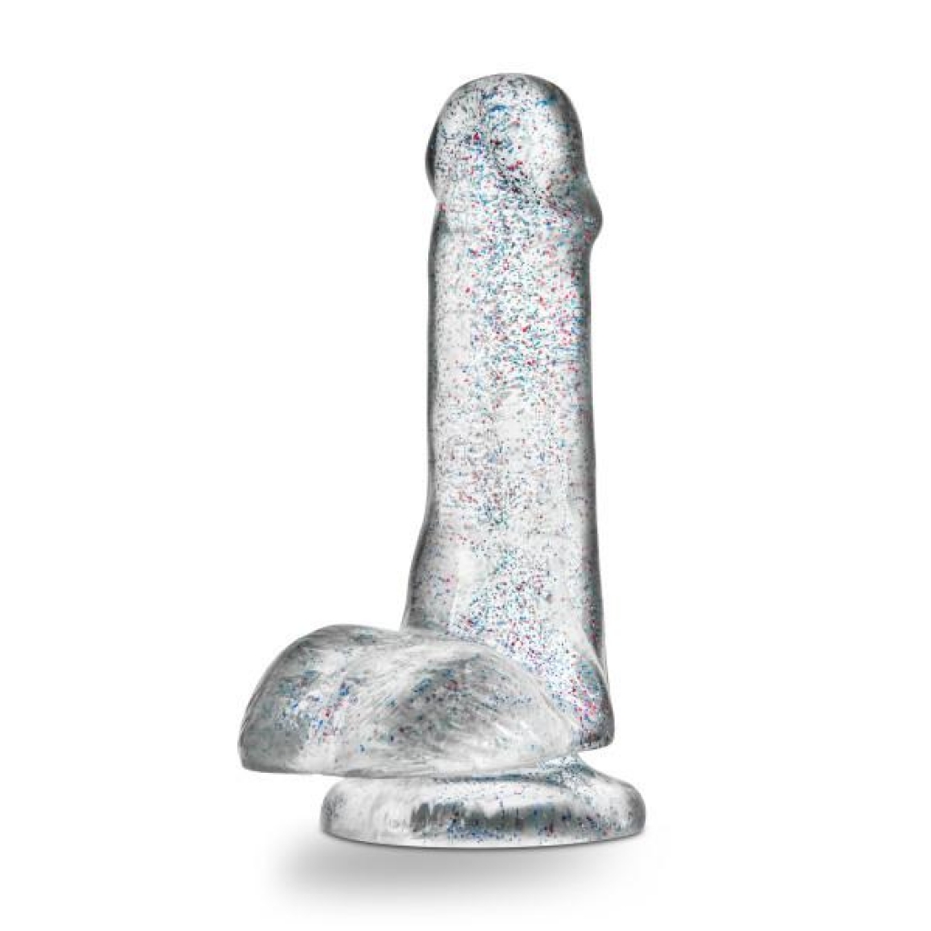 Naturally Yours 6 inches Glitter Cock - Sparkling Clear Dildo