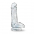 Naturally Yours 6 inches Glitter Cock - Sparkling Clear Dildo