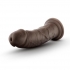 Au Naturel 8 inches Dildo with Suction Cup – Realistic Pleasure in Brown