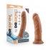 Dr. Skin Glide 8in Self Lubricating Dildo - Mocha