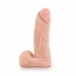 X5 Natural Feel Dildo - Flexible Internal Spine - 5.5 inches Beige