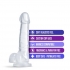 B Yours Diamond Quartz - Clear - Realistic Pleasure Dildo