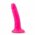 Neo 5.5-Inch Dual Density Realistic Dildo - Neon Pink