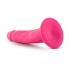 Neo 5.5-Inch Dual Density Realistic Dildo - Neon Pink