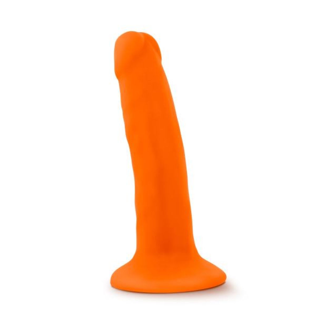 Neo Dual Density 6 inches Cock Neon Orange Dildo