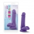 Au Naturel Bold Delight - 6-inch Purple Dildo