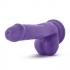 Au Naturel Bold Delight - 6-inch Purple Dildo