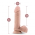 Dr. Skin Dr. Beckham Silicone 7-Inch Thumping Dildo with Remote - Vanilla Beige