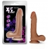 Realistic Latin Dildo with Suction Cup - Brown