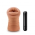 M For Men Isabella Mocha Tan Mouth Stroker - Realistic Feel