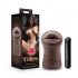 Enlust Krystal Vibrating Stroker - Brown