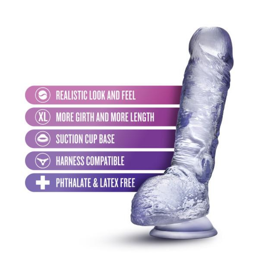 B Yours Hearty N Hefty - Clear Dildo