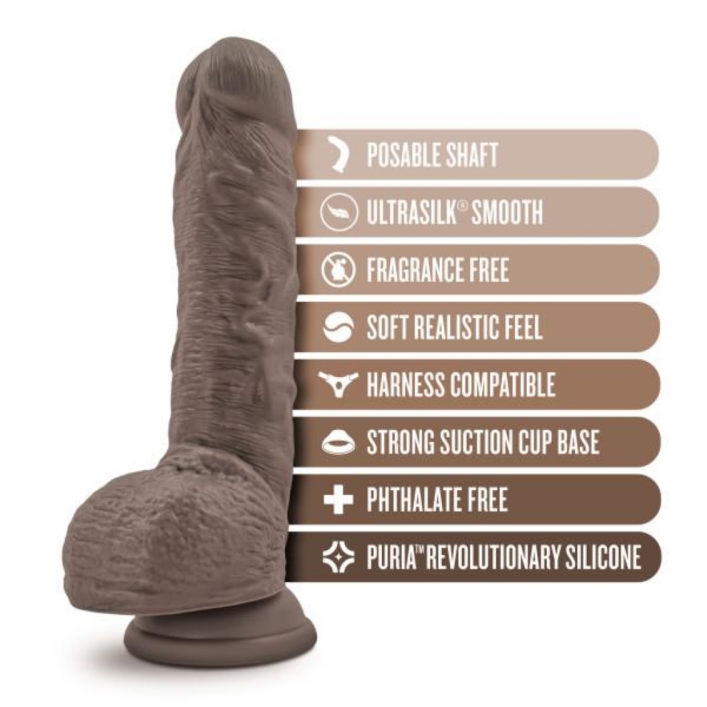 Dr. Skin Dr. Mason 9-Inch Dildo with Suction Cup - Realistic Design