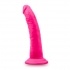 Neo Elite 7.5in Silicone Dual Density Cock - Neon Pink