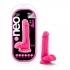 Neo Elite 6in Silicone Dual Density Cock with Balls - Neon Pink