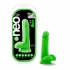 Neo Elite 6-Inch Silicone Dual Density Cock with Balls - Green