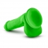 Neo Elite 6-Inch Silicone Dual Density Cock with Balls - Green