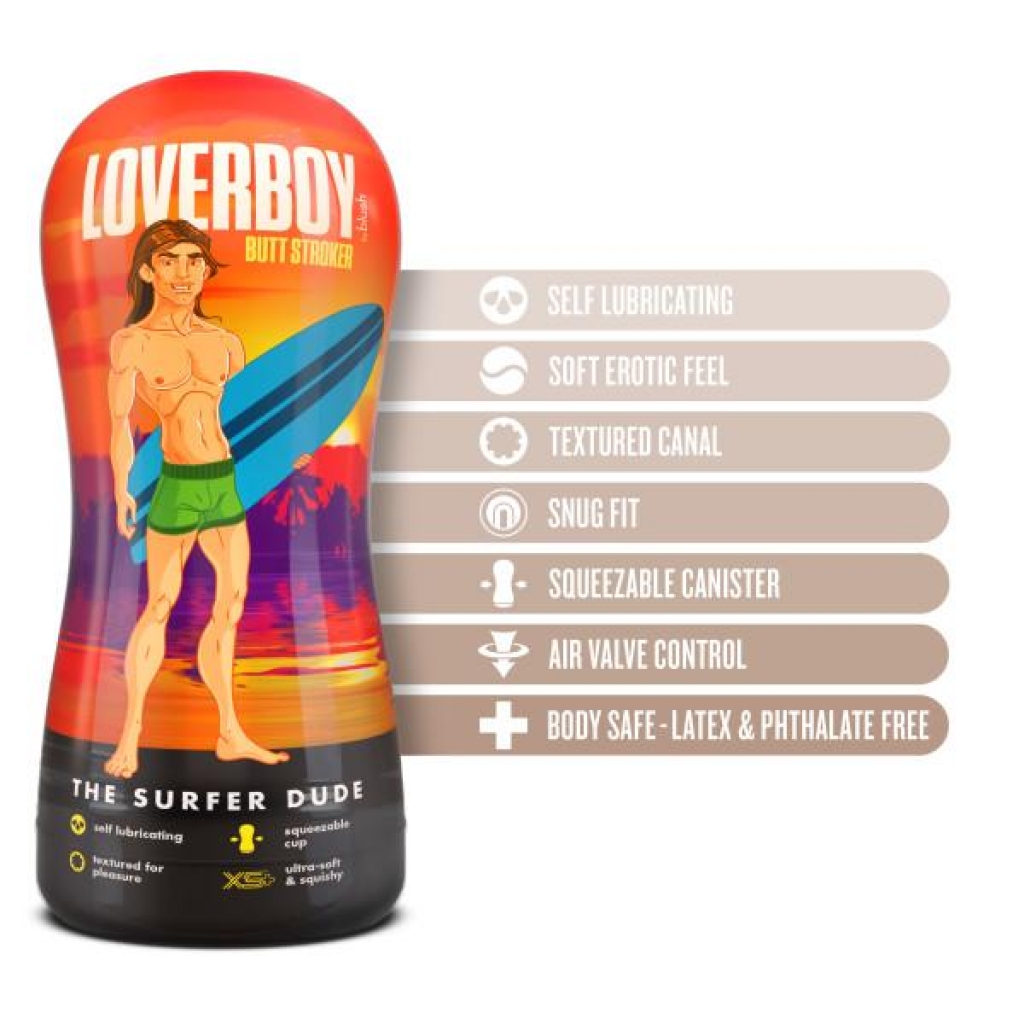 Loverboy The Surfer Dude Self Lubricating Stroker - Intense Pleasure