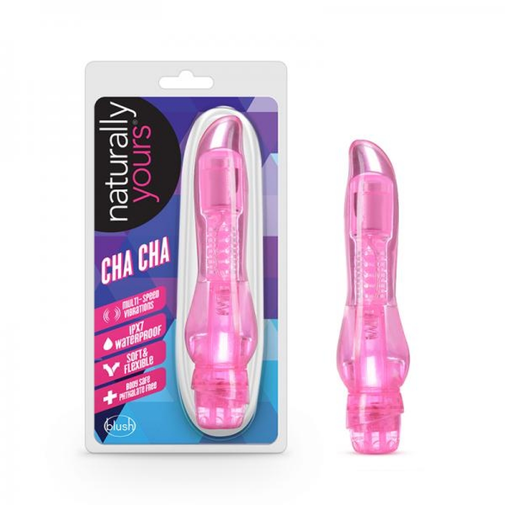 Naturally Yours Cha-Cha Pink Vibrator - Luxurious Pleasure You Desire