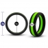 Performance Silicone Go Pro Cock Ring - Black Green