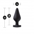 Temptasia Spank Me Butt Plug - Black Small