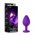 Temptasia Bling Plug - Medium - Purple