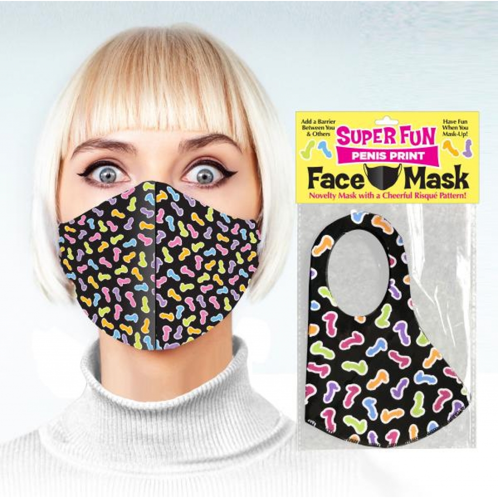 Super Fun Penis Mask - White