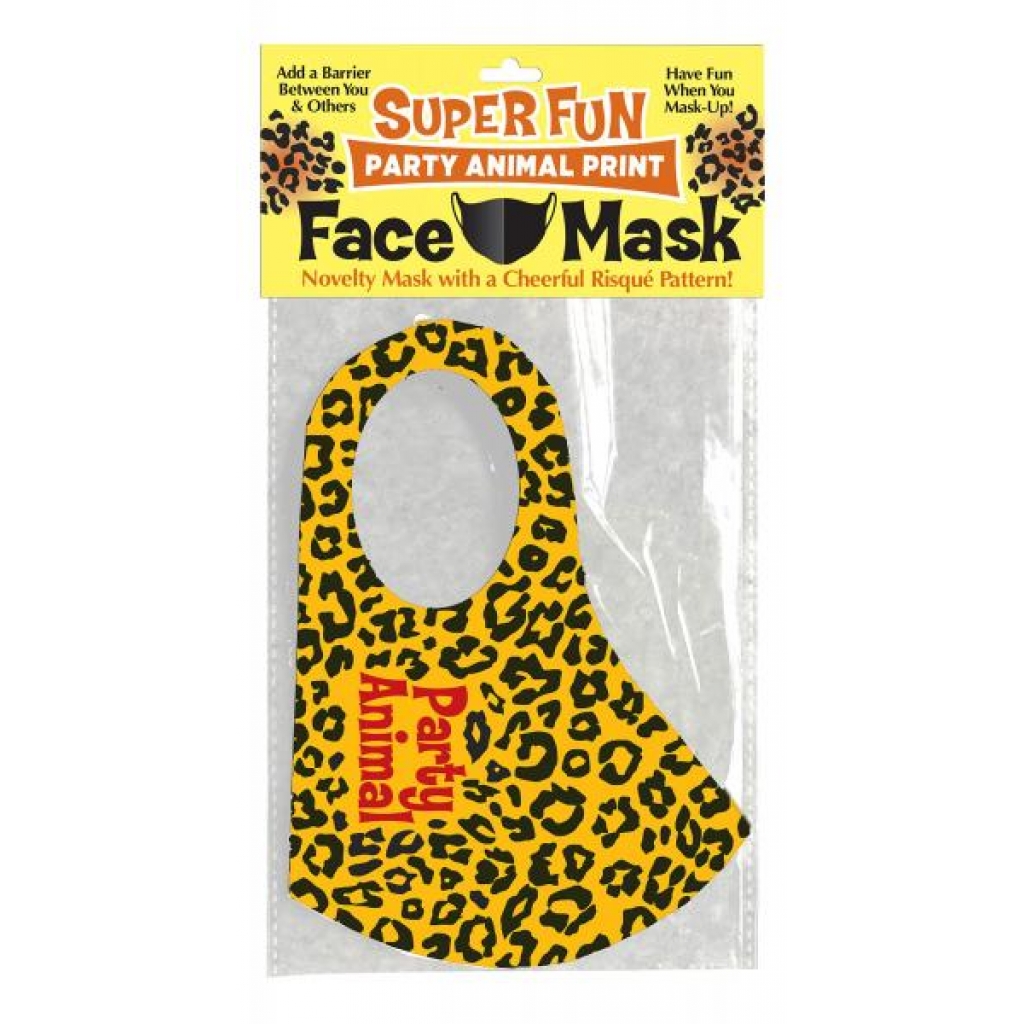 Party Animal Face Mask - Fun Design